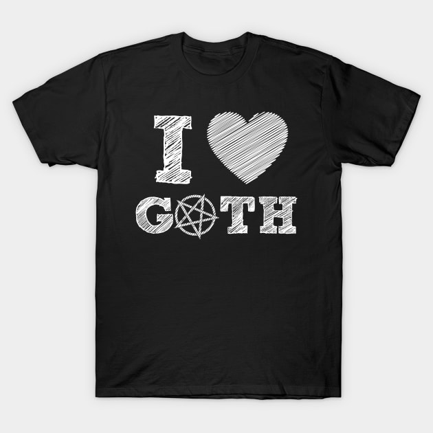 Gothic, love of the black scene T-Shirt by SpassmitShirts